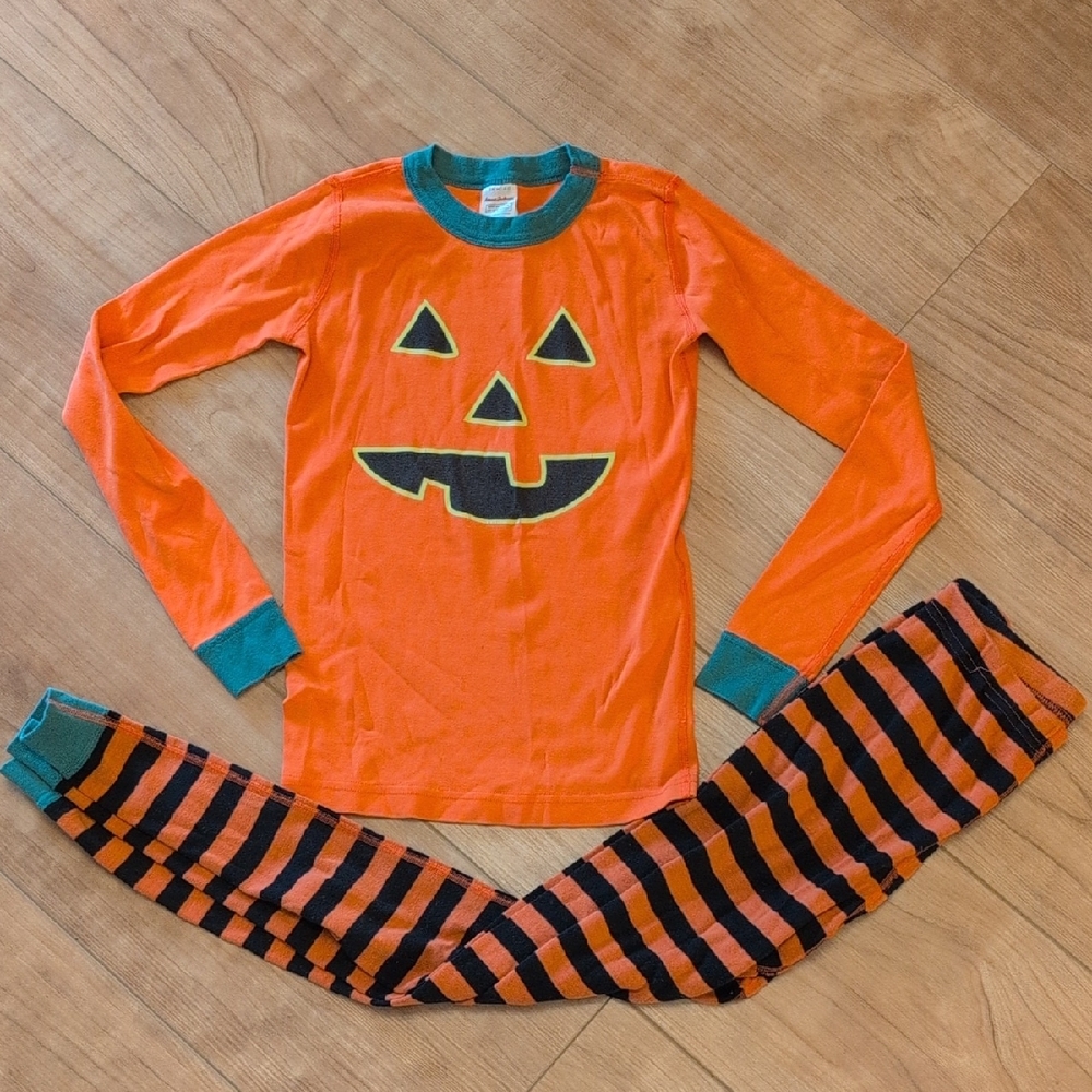 HA jack o'lantern pajama sz large 12